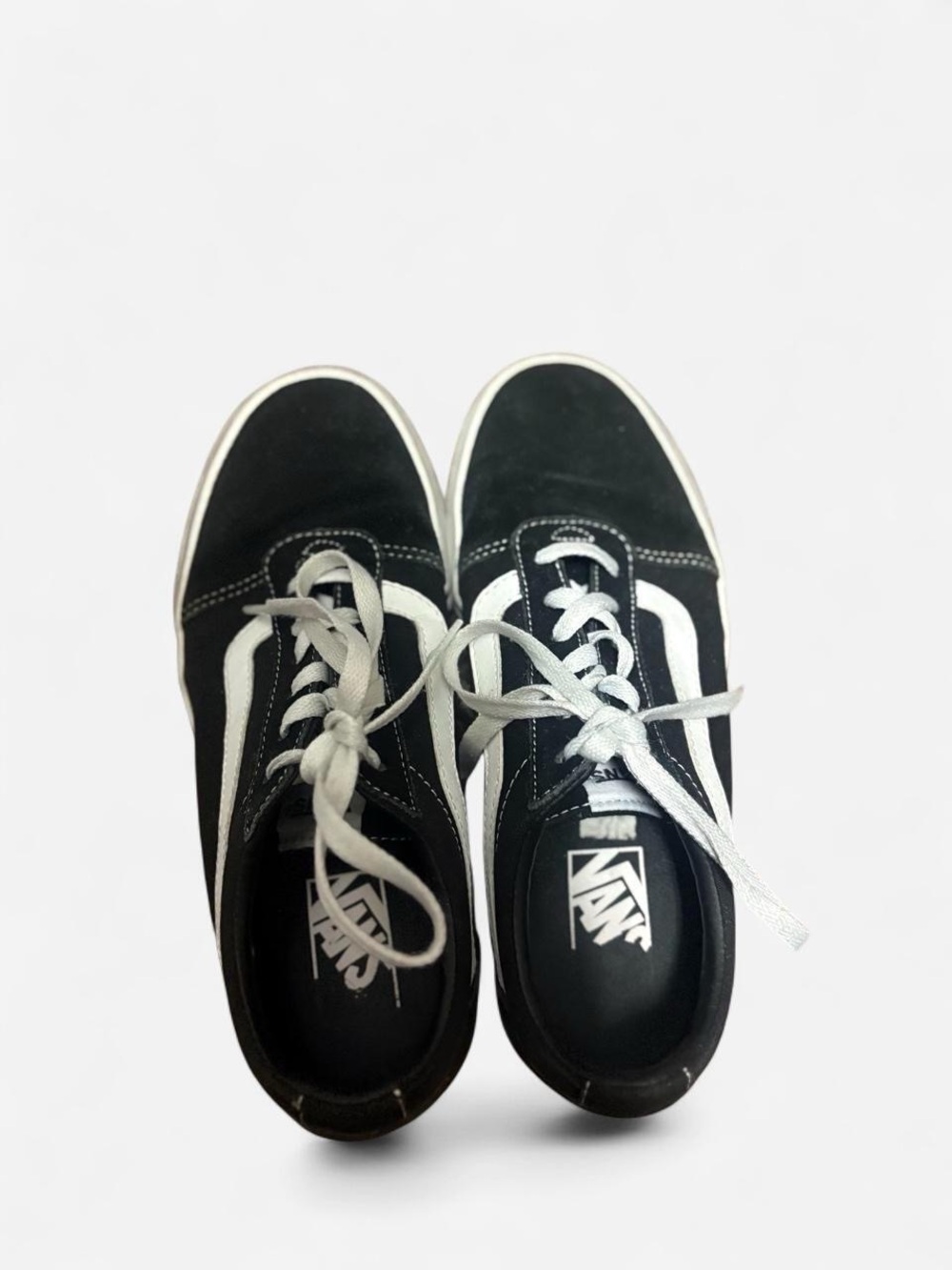Vans Black & White Old Skool Low-Top Sneakers